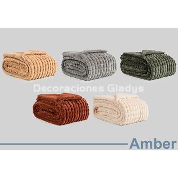 MANTA PLAID AMBER - Imagen 1