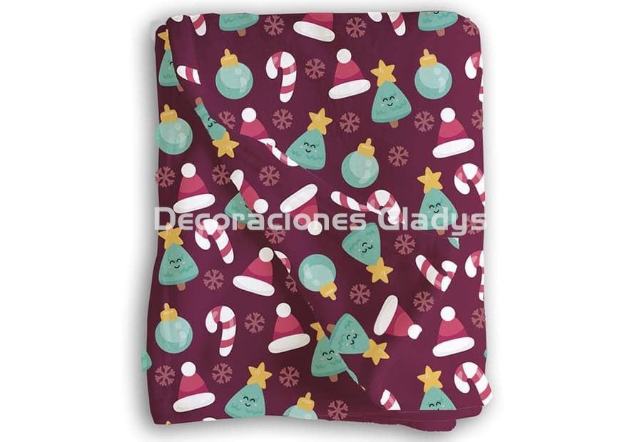 MANTA PLAID CHRISTMAS RED - Imagen 1