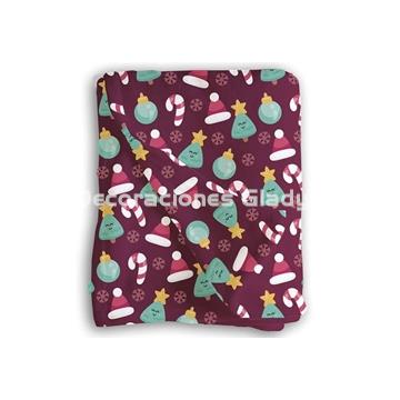 MANTA PLAID CHRISTMAS RED - Imagen 1