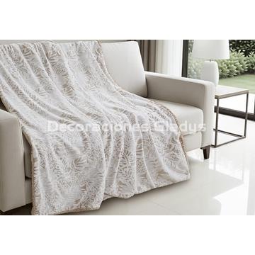 MANTA PLAID MAGNUS BEIG - Imagen 1