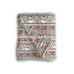 MANTA PLAID MUÑECO NIEVE - Imagen 1