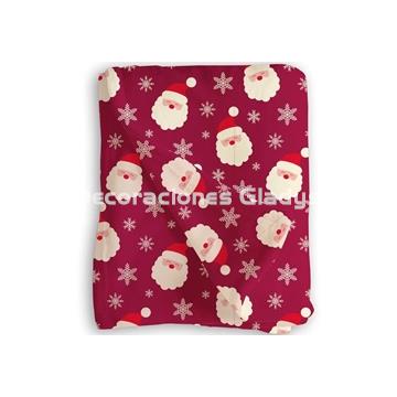 MANTA PLAID PAPA NOEL - Imagen 1