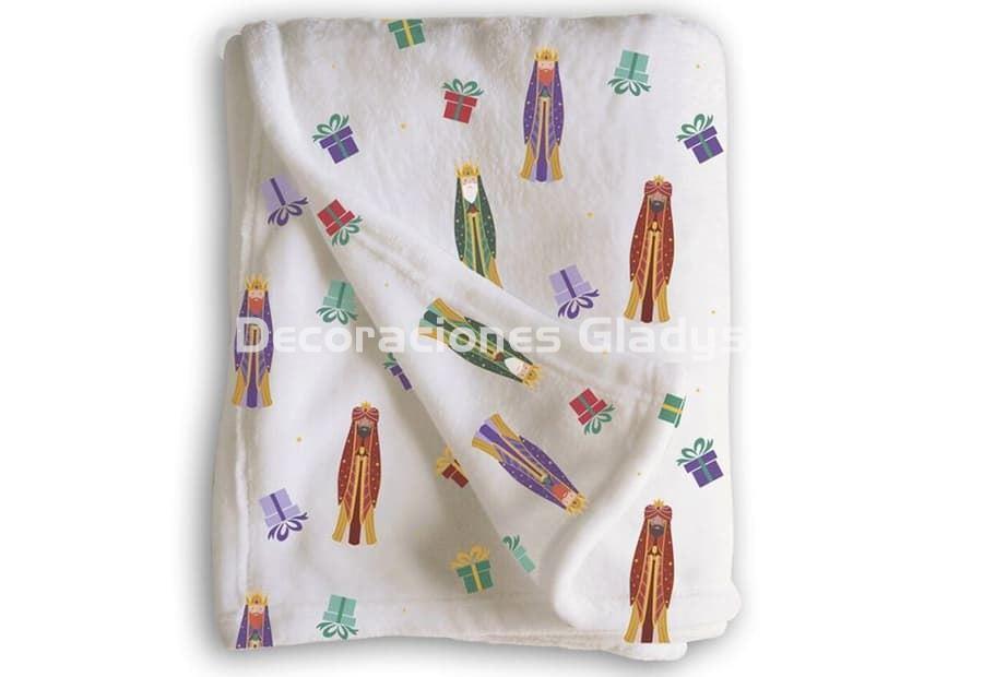 MANTA PLAID REYES MAGOS - Imagen 1