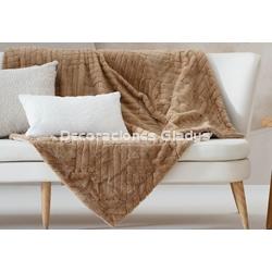 MANTA PLAID RIVER TAUPE - Imagen 1