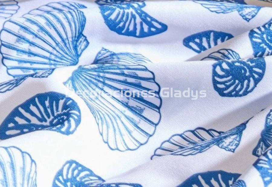 MANTEL ANTIMANCHAS CARACOLAS - Imagen 2