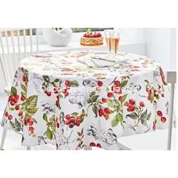 MANTEL ANTIMANCHAS CEREZAS - Imagen 1