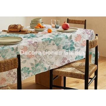 MANTEL ANTIMANCHAS ENERGY AQUA - Imagen 1