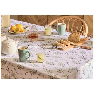 MANTEL ANTIMANCHAS LAVANDA - Imagen 1