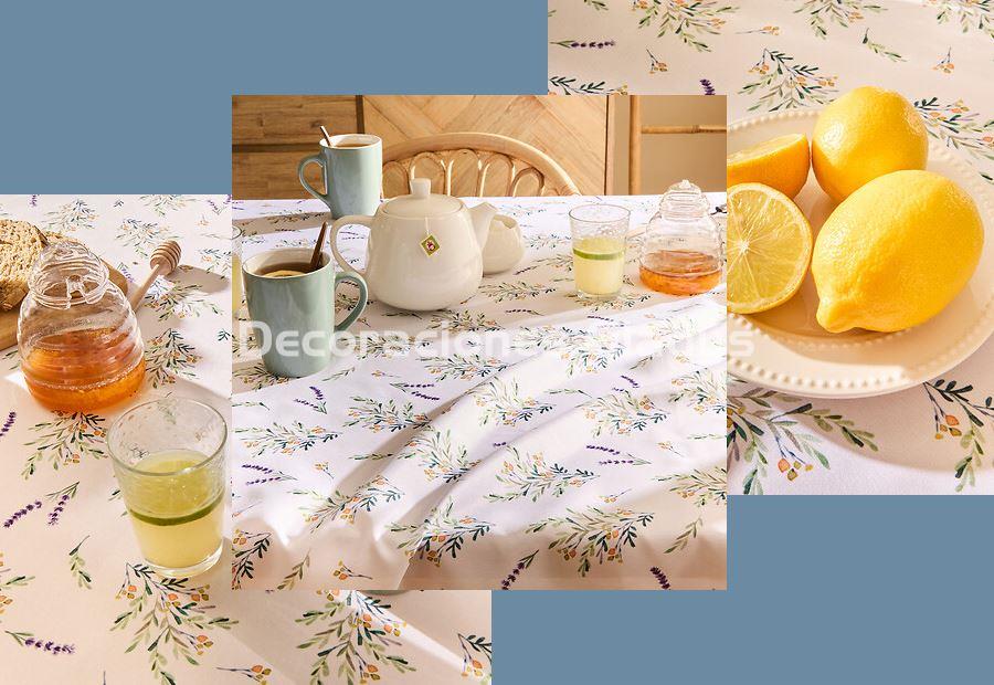MANTEL ANTIMANCHAS LAVANDA - Imagen 2