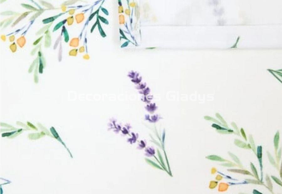 MANTEL ANTIMANCHAS LAVANDA - Imagen 3
