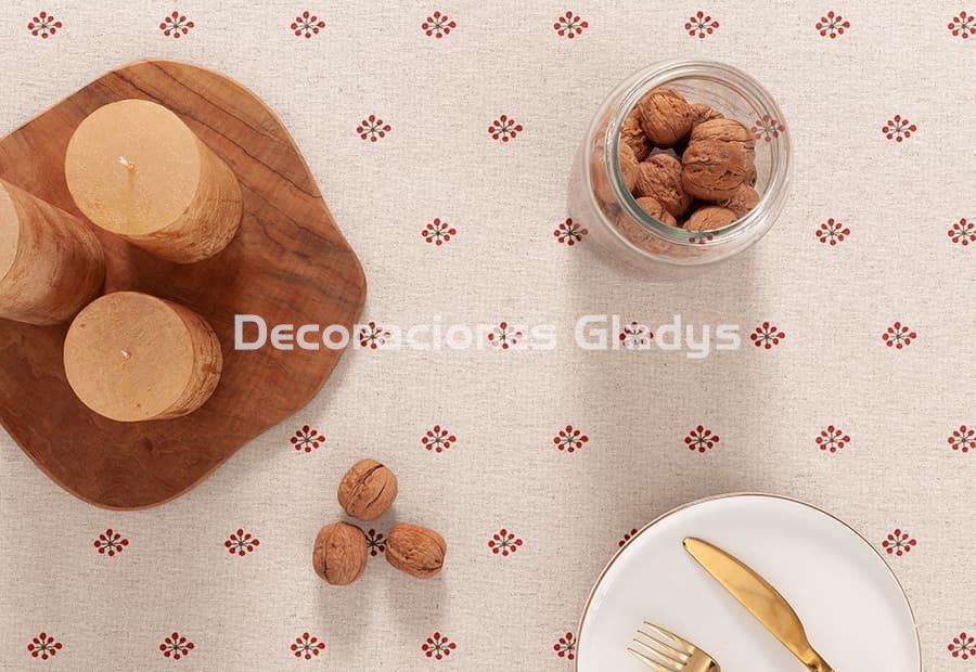 MANTEL ANTIMANCHAS NAVIDAD AUREL - Imagen 2