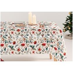 MANTEL ANTIMANCHAS NAVIDAD HOSLEY - Imagen 1