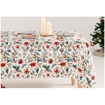 MANTEL ANTIMANCHAS NAVIDAD HOSLEY - Imagen 1