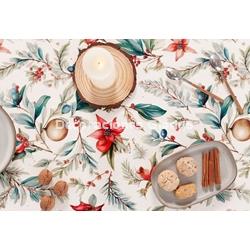 MANTEL ANTIMANCHAS NAVIDAD HOSLEY - Imagen 2