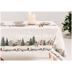 MANTEL ANTIMANCHAS NAVIDAD WINSET - Imagen 1