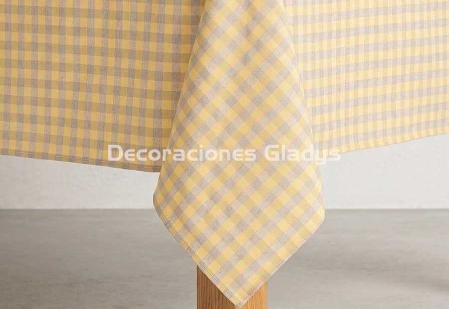 MANTEL ANTIMANCHAS NOVY AMARILLO - Imagen 2