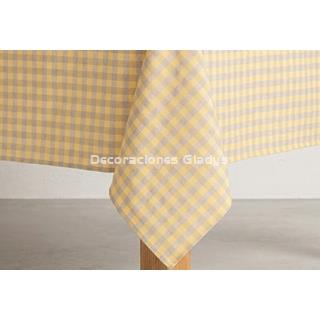 MANTEL ANTIMANCHAS NOVY AMARILLO - Imagen 2