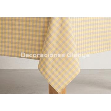 MANTEL ANTIMANCHAS NOVY AMARILLO - Imagen 2
