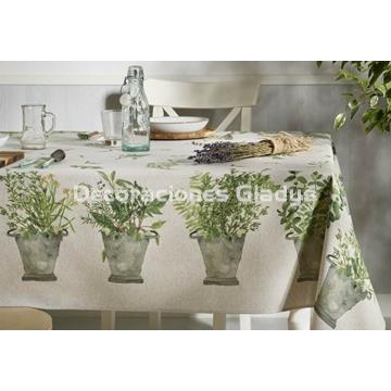 MANTEL ANTIMANCHAS POTS - Imagen 1