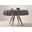MANTEL REDONDO ANTIMANCHAS VICHY NEGRO - Imagen 1