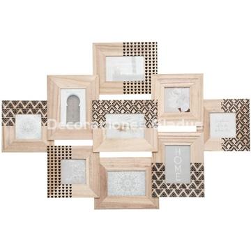 MARCO MULTI-FOTOS MADERA - Imagen 1