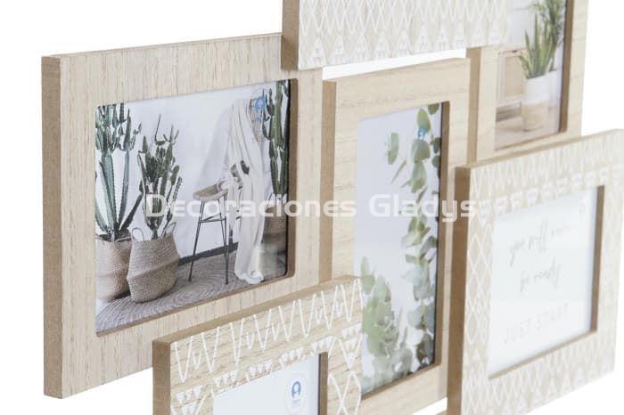 MARCO MULTIFOTO MDF CRISTAL  7 FOTOS - Imagen 3