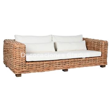 MESA SET 4 RATAN INCLUYE COJINES - Imagen 2