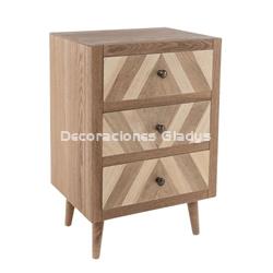 MESITA 3 CAJONES STRUKTURA - Imagen 1