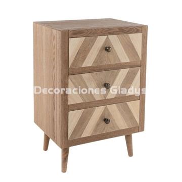 MESITA 3 CAJONES STRUKTURA - Imagen 1