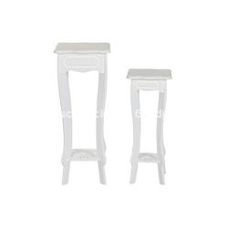 MESITA AUXILIAR SET 2 MDF  BLANCO - Imagen 1