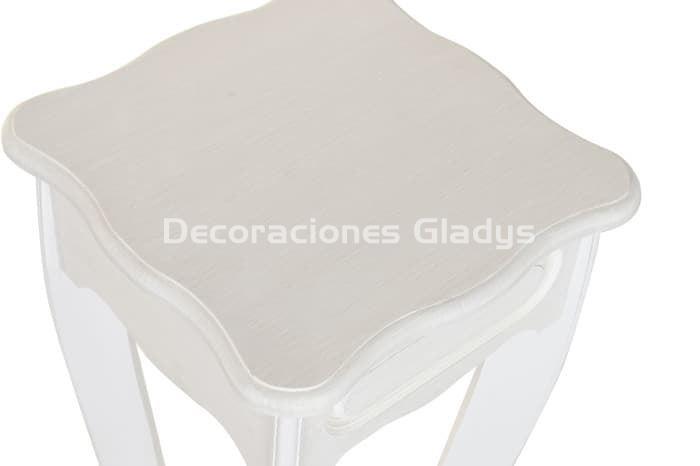 MESITA AUXILIAR SET 2 MDF  BLANCO - Imagen 3