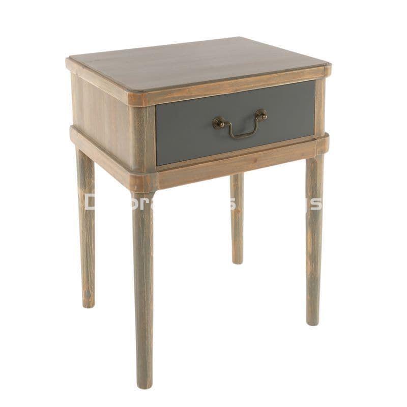 MESITA NOCHE 1 CAJON VERDE CAMBRIDGE - Imagen 1