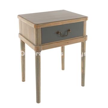 MESITA NOCHE 1 CAJON VERDE CAMBRIDGE - Imagen 1