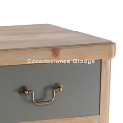 MESITA NOCHE 1 CAJON VERDE CAMBRIDGE - Imagen 2