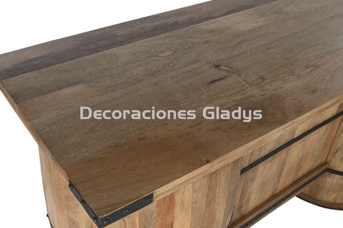 MUEBLE BAR MANGO METAL  BARRIL - Imagen 5