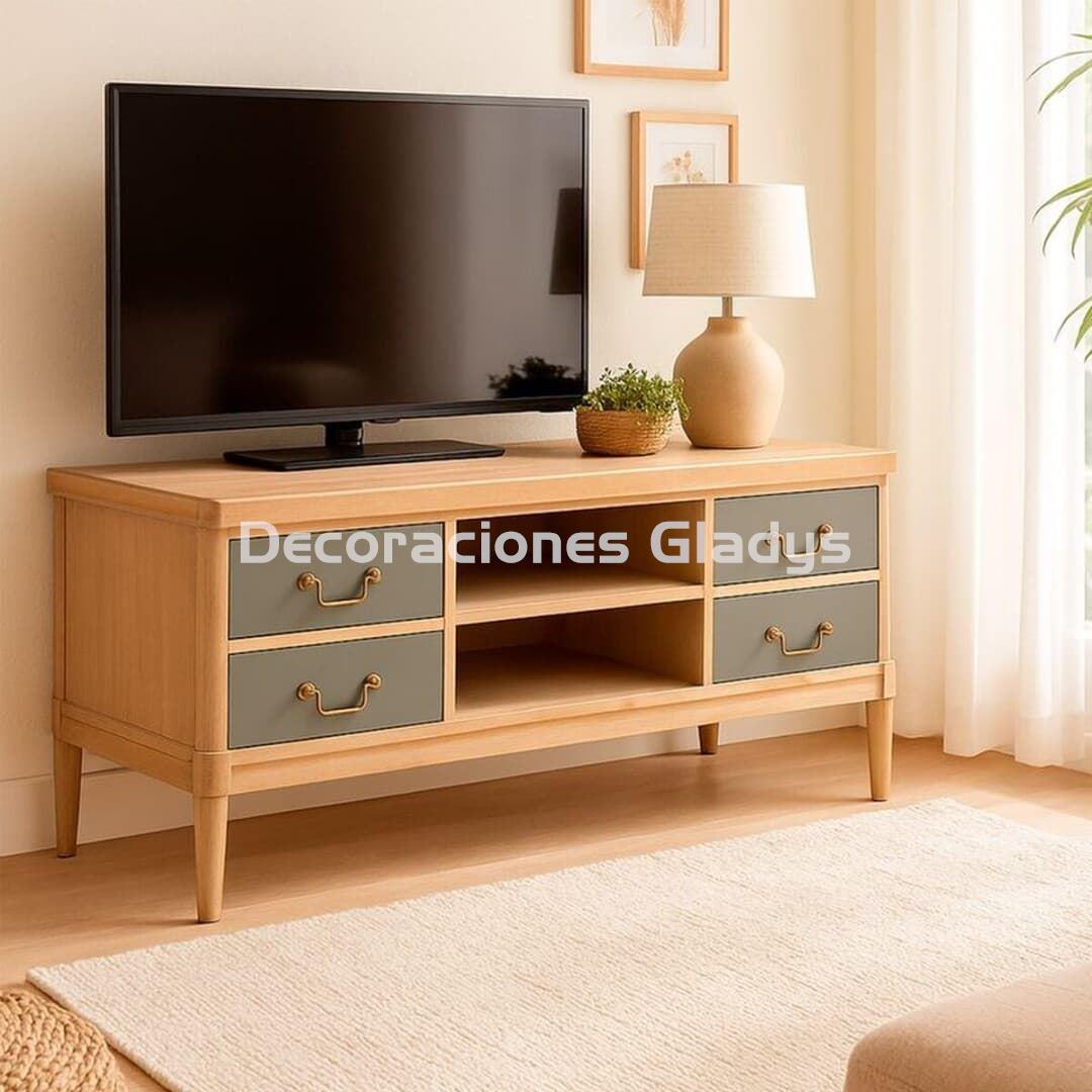 MUEBLE TV 4 CAJONES CAMBRIDGE - Imagen 1