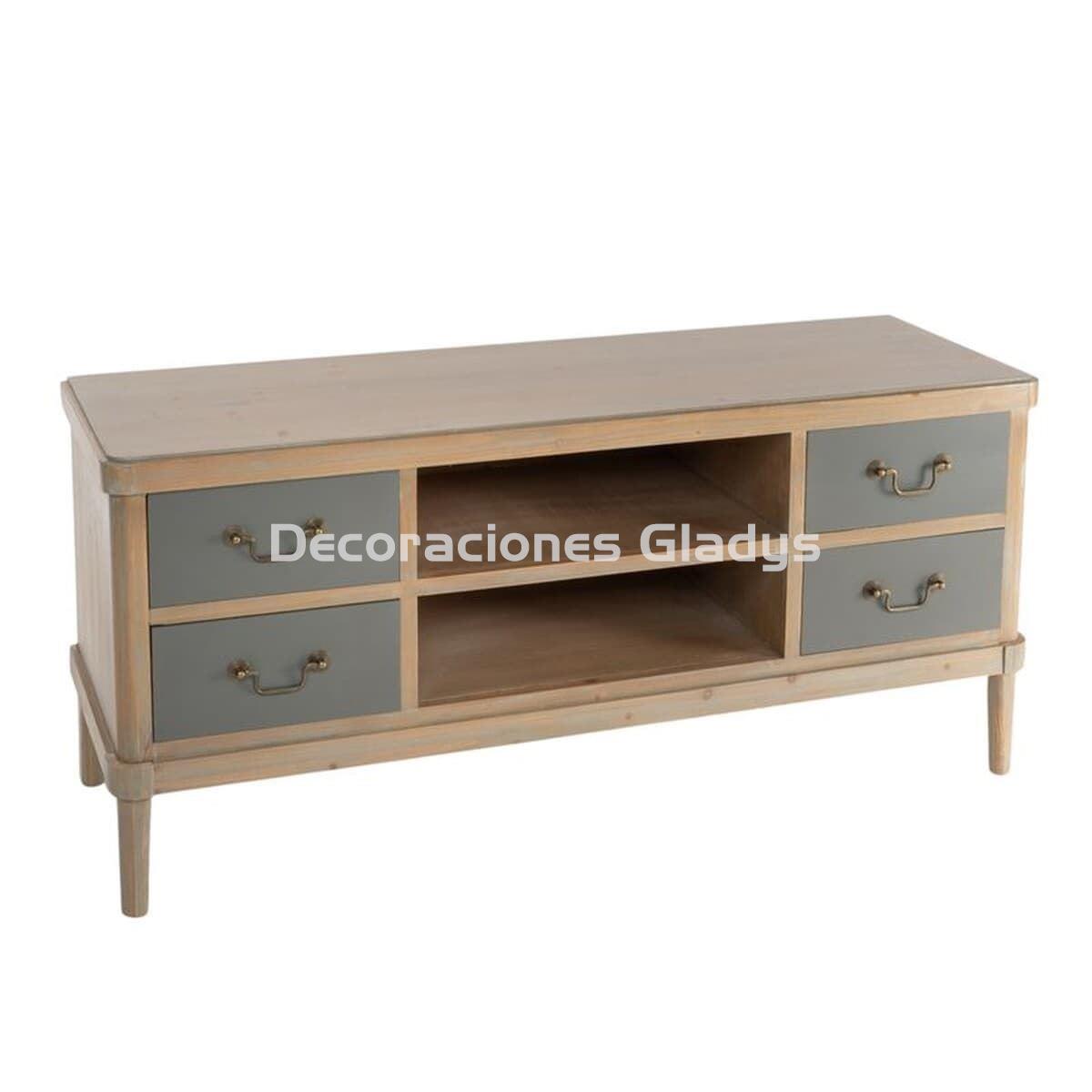 MUEBLE TV 4 CAJONES CAMBRIDGE - Imagen 2