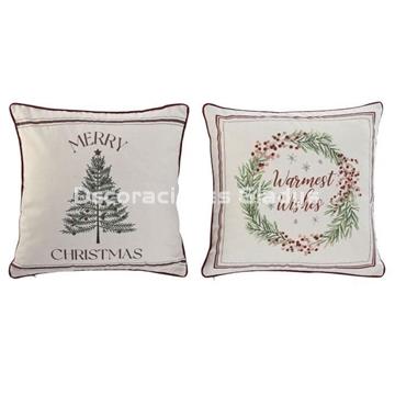 PACK 2 FUNDA COJIN MERRY - Imagen 1