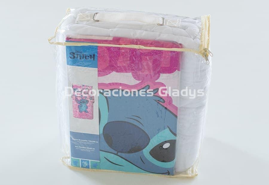 PACK FUNDA NORDICA + RELLENO LILO & STITCH ROSA - Imagen 2