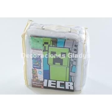 PACK FUNDA NORDICA + RELLENO MINECRAFT - Imagen 2