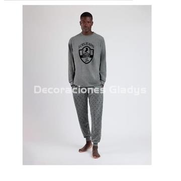 PIJAMA HOMBRE LUX 62162 GRIS LOIS - Imagen 1