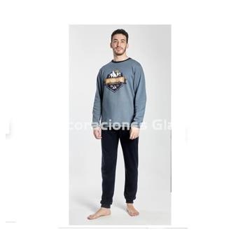 PIJAMA INVIERNO HOMBRE ADVENTURE 23920 M.J. CATANA - Imagen 1