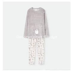 PIJAMA MUJER TERCIOPELO 7956 WATERLEMON - Imagen 1