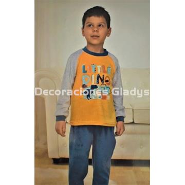 PIJAMA TERCIOPELO INFANTIL NIÑO 21148 KINANIT - Imagen 2