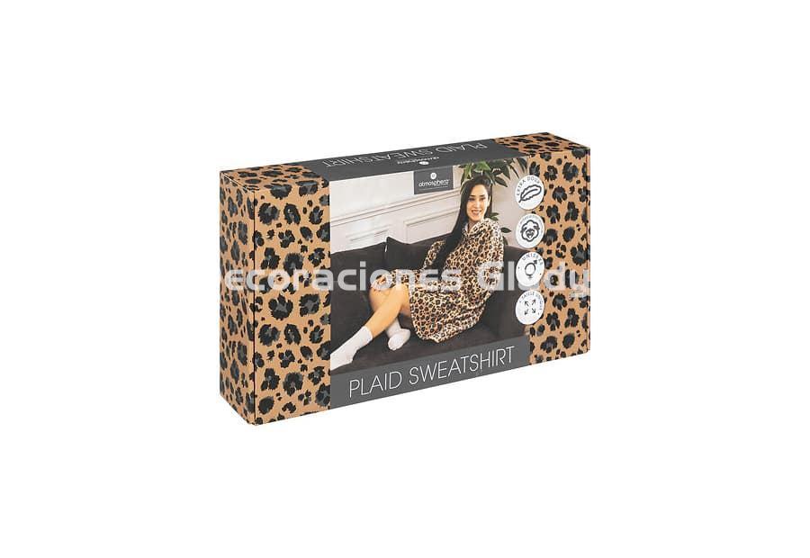 PLAID SUDADERA LEOPARDO - Imagen 5