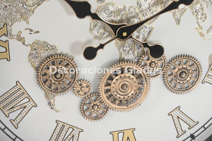 RELOJ PARED ABETO CRISTAL  MOVIMIENTO - Imagen 3