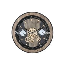 RELOJ PARED HIERRO CRISTAL MOVIMIENTO - Imagen 1