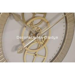 RELOJ PARED HIERRO MOVIMIENTO - Imagen 2