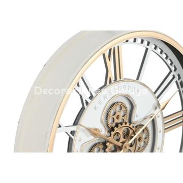 RELOJ PARED METAL CRISTAL  MOVIMIENTO - Imagen 2