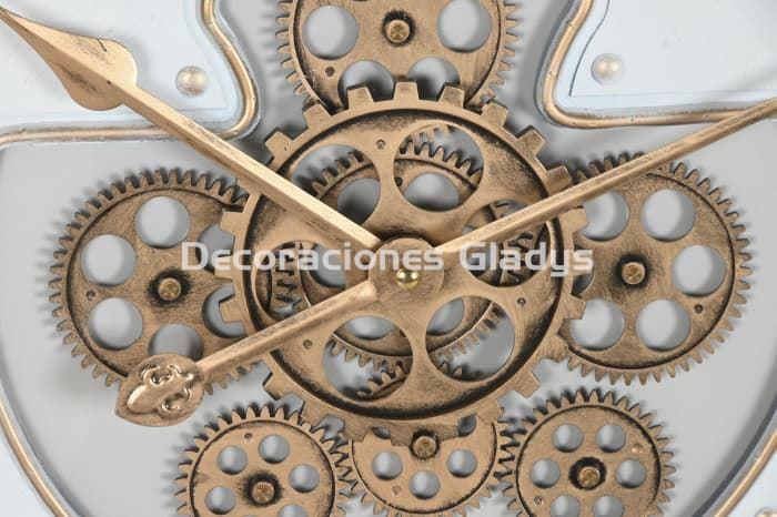 RELOJ PARED METAL CRISTAL  MOVIMIENTO - Imagen 3